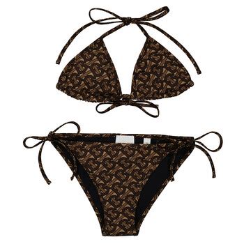 women 2 piece burberry swimsuit|Burberry monogram bikini.